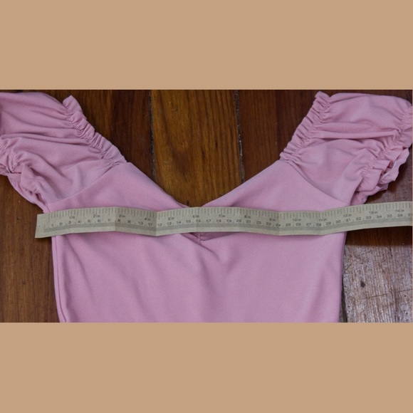 Pink Sweetheart Neck Mini Dress - Picture 6 of 8